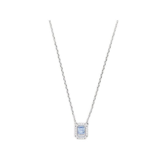 SWAROVSKI Mod. 5614926 silver necklace for ladies with quartz analog movement and 38mm mineral case, featuring a calendar function.