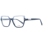 Sting Blue Men Glasses Frame, full-rim acetate and plastic, rectangle style with blue polarized lenses, 100% UVA & UVB protection.