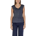 Street One Blue Viscose Tank Top