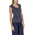 Street One Blue Viscose Tank Top