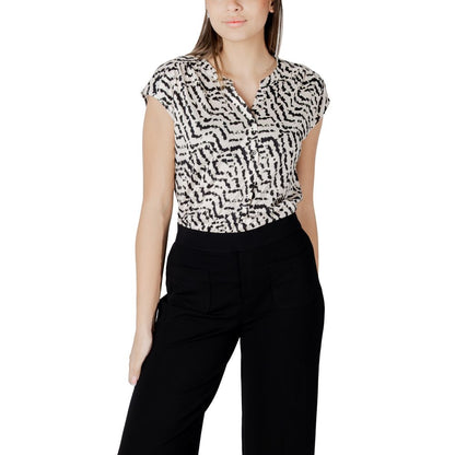 Street One Cream Cotton T-Shirt