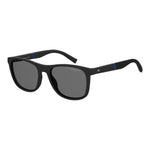 Stylish TOMMY HILFIGER MOD. TH 2042_S sunglasses for gents in a sleek black design with dark lenses.