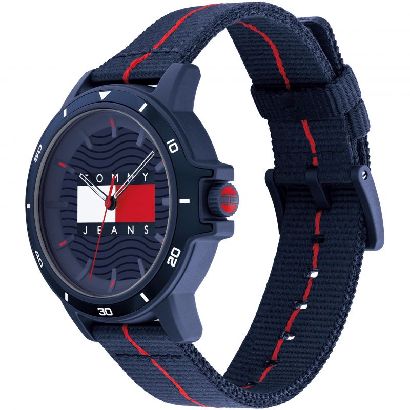 TOMMY HILFIGER Mod. 1791997 watch with quartz movement, 42mm case, mineral dial, and multifunction features. Gent bracelet, 3 ATM water resistance.