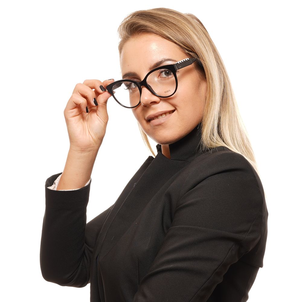 Tod's Black Plastic Glasses (Frames) Tod's