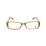 Front view of Tod's Yellow Acetate Frames TO5011041 with measurements 53/16/135 mm. Stylish women's glasses in yellow acetate material.