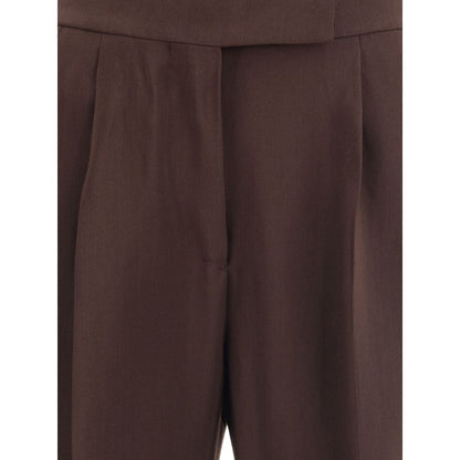 Tom Ford Brown Viscose Casual Pants