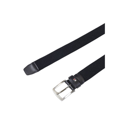 Tommy Hilfiger Black Recycled Polyester Belt