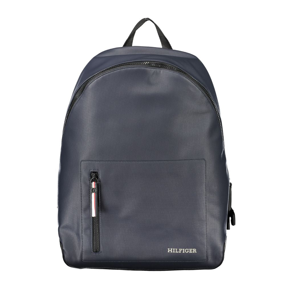 Tommy Hilfiger Blu Polyurethane Men Backpack 1728,67403481248,Backpacks - Bags,Bags,Blue,Men,New with tags,Tommy Hilfiger