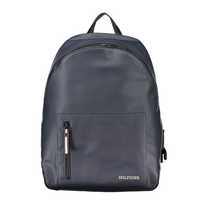 Tommy Hilfiger Blu Polyurethane Men Backpack 1728,67403481248,Backpacks - Bags,Bags,Blue,Men,New with tags,Tommy Hilfiger