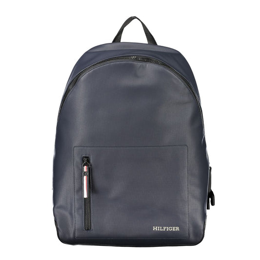 Tommy Hilfiger Blu Polyurethane Men Backpack 1728,67403481248,Backpacks - Bags,Bags,Blue,Men,New with tags,Tommy Hilfiger