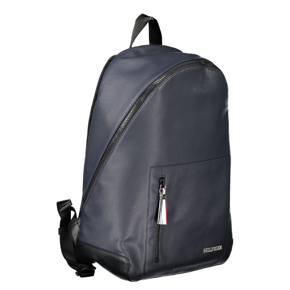Tommy Hilfiger Blu Polyurethane Men Backpack 1728,67403481248,Backpacks - Bags,Bags,Blue,Men,New with tags,Tommy Hilfiger