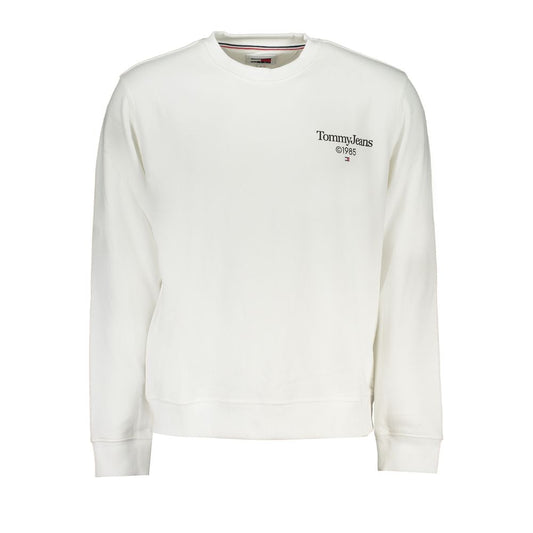 Tommy Hilfiger White Cotton Men's Sweatshirt