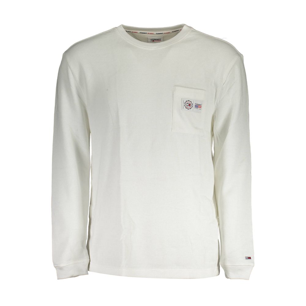 Tommy Hilfiger White Cotton Sweater