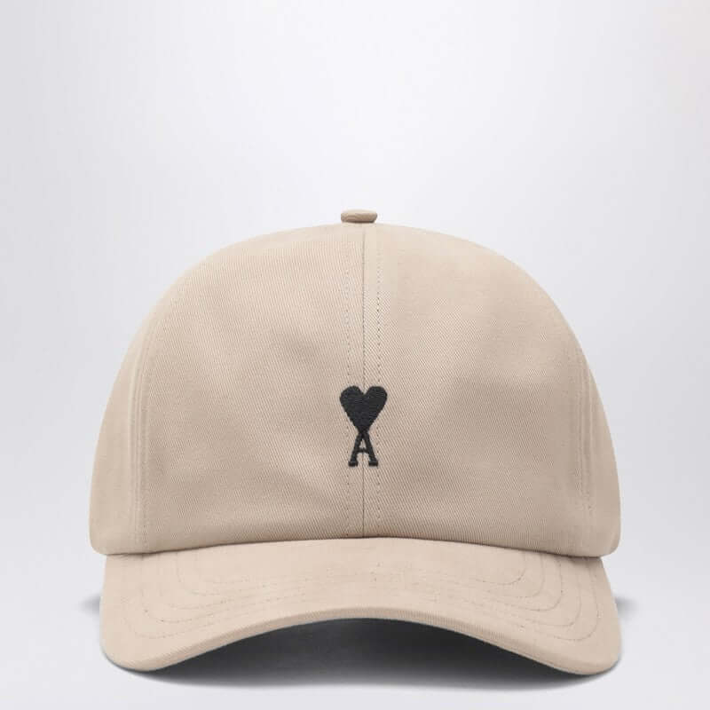 Ami Paris Ami De Coeur coffee milk baseball cap UCP265AW0041/R_AMI-229_100