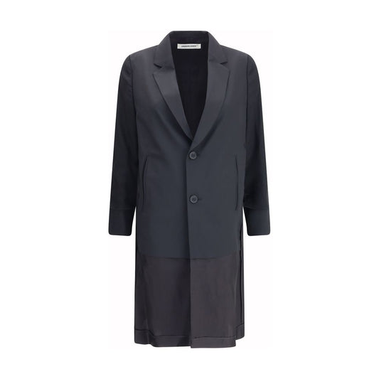 Undercover Black Polyester Coat Undercover