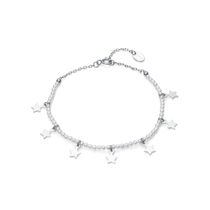 VICEROY JEWELS Mod. 13204P000-90 ladies bracelet in silver 925°, multifunction quartz analog, star charm design, 10 ATM water resistance