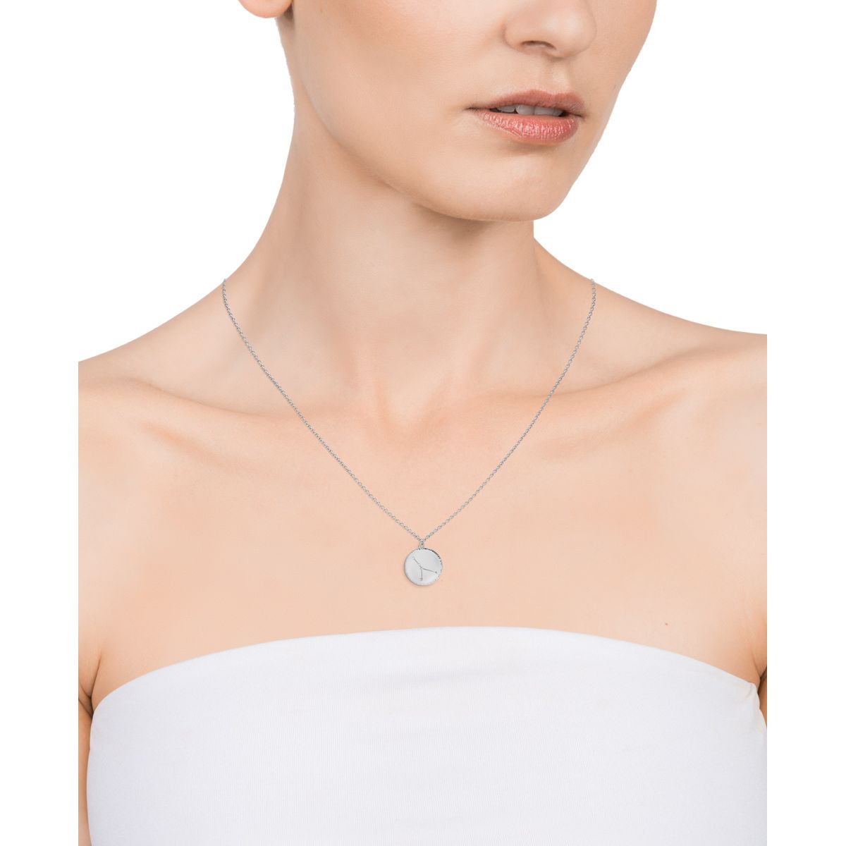 VICEROY JEWELS Mod. 61014C000-38CA Necklace on Model, Silver 925°, Quartz Multifunction, 3 ATM Water Resistant