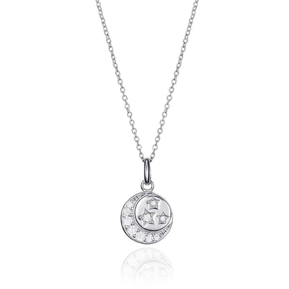 VICEROY JEWELS Mod. 71059C000-30 Lady's silver necklace with star design, quartz movement, 3 ATM water resistance, and official packaging.