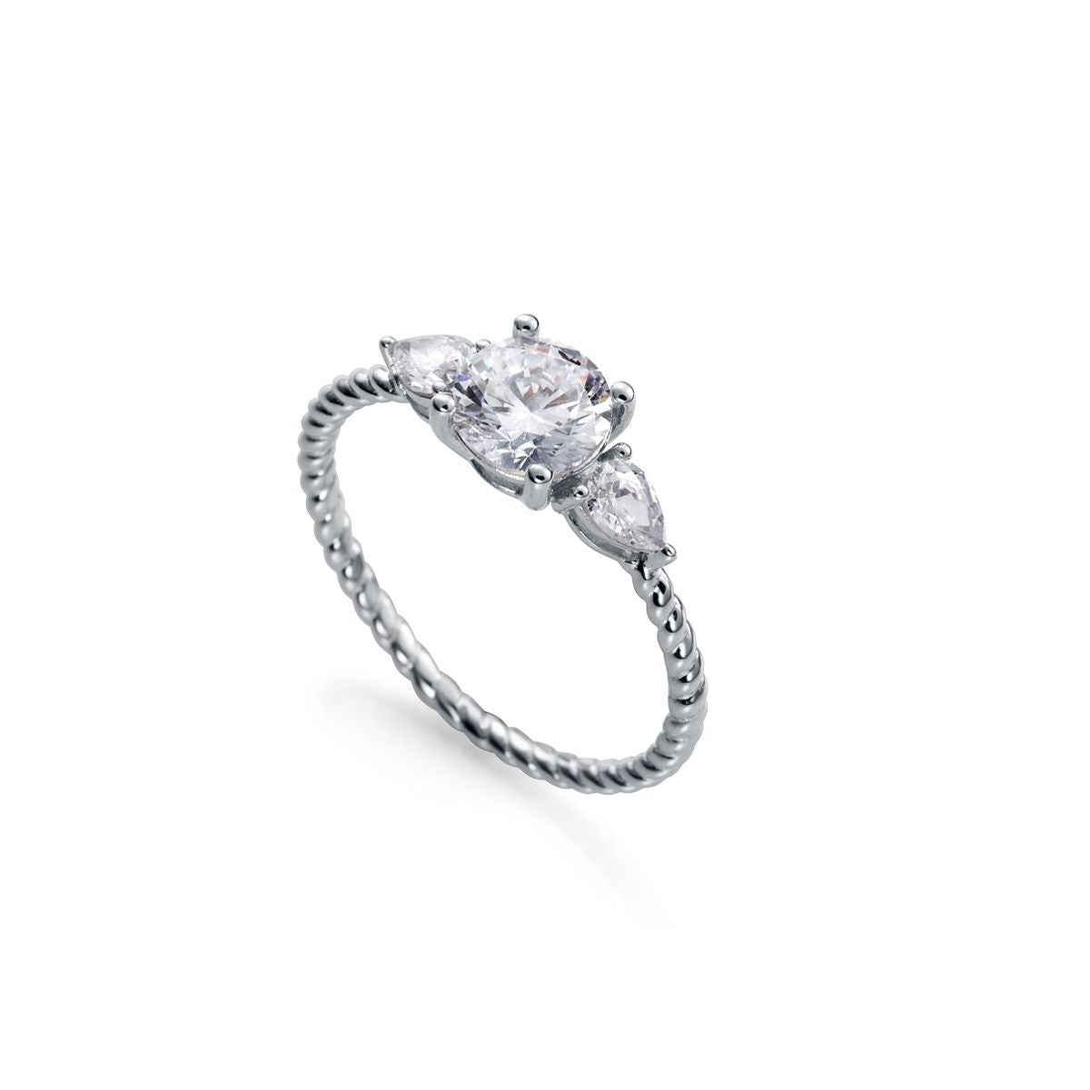 VICEROY JEWELS Mod. 7132A014-38 Silver 925° ladies ring with quartz analog and mineral dial, water resistant up to 3 ATM.