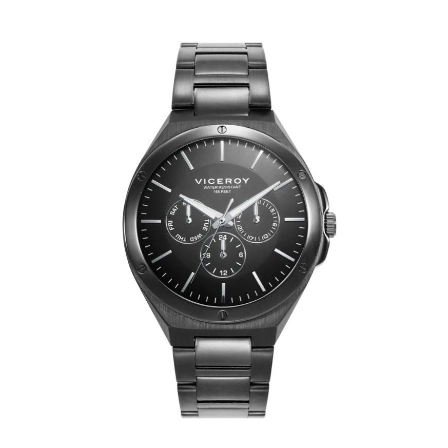 VICEROY Mod. 41143-57 watch, 42mm case, 5 ATM water resistant, quartz analog, mineral dial, multifunction features, silver 925 construction.