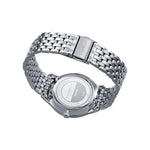 Back view of VICEROY Mod. 42455-83 gent's watch with stainless steel bracelet and quartz movement.