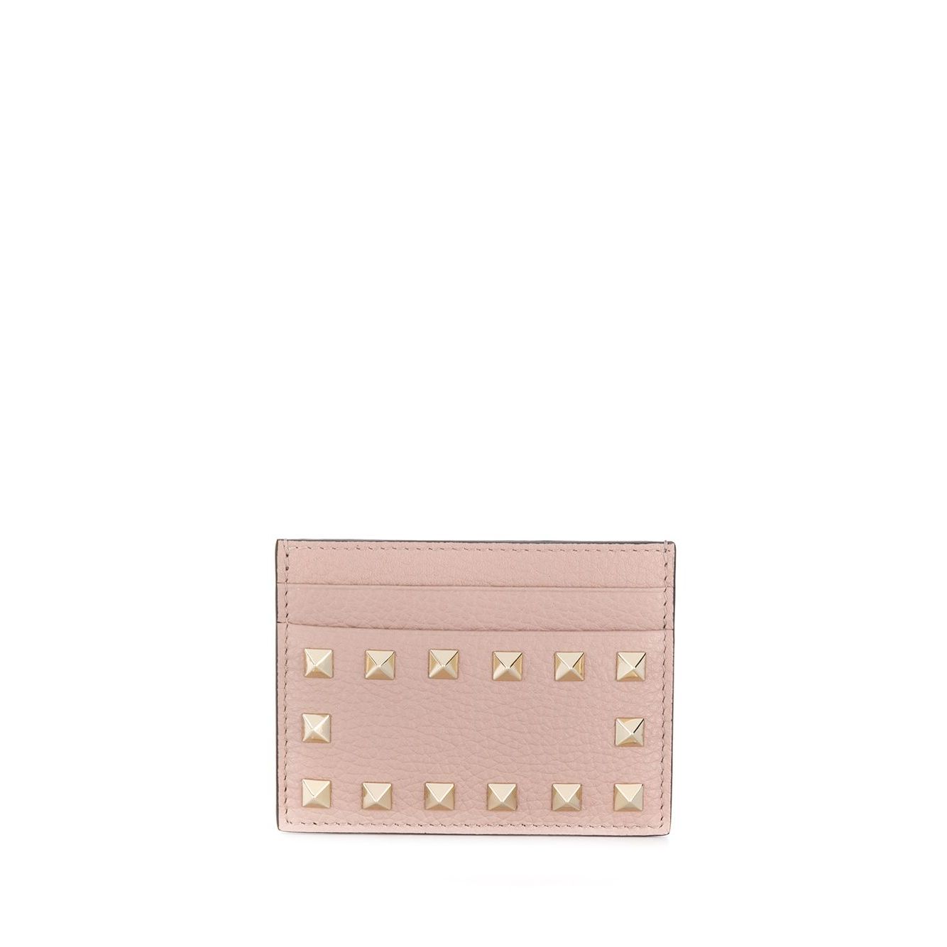 Valentino Garavani Rockstud leather card case