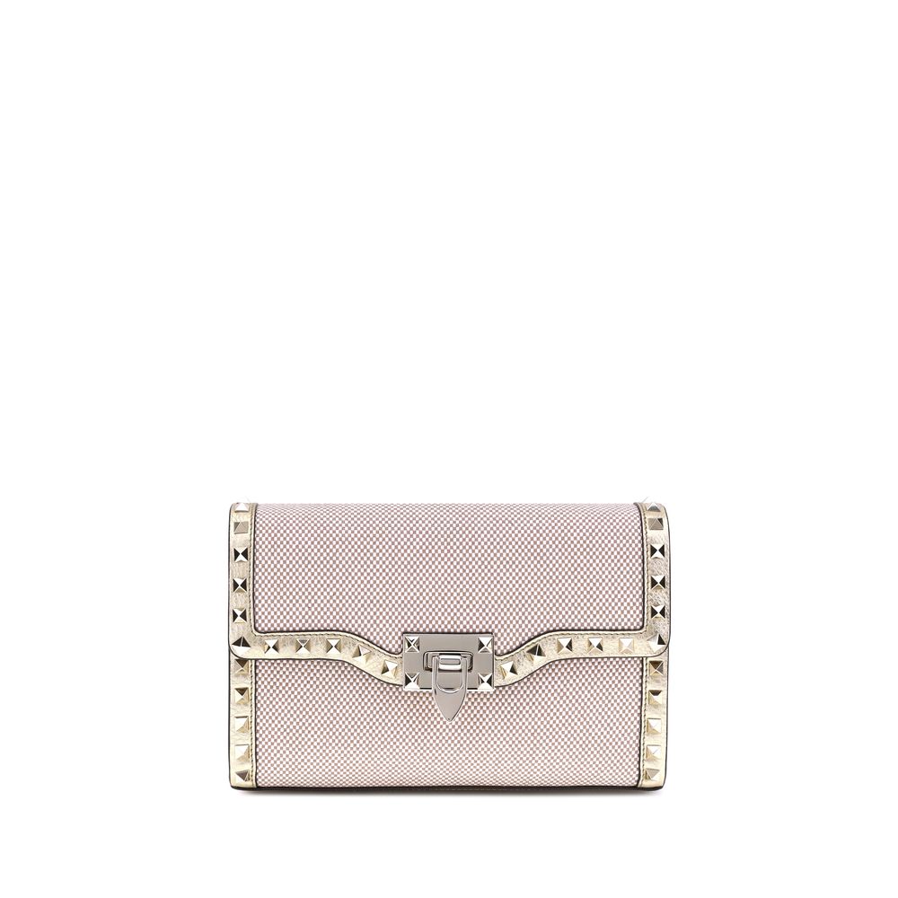Front view with bag zipped and handles upright.