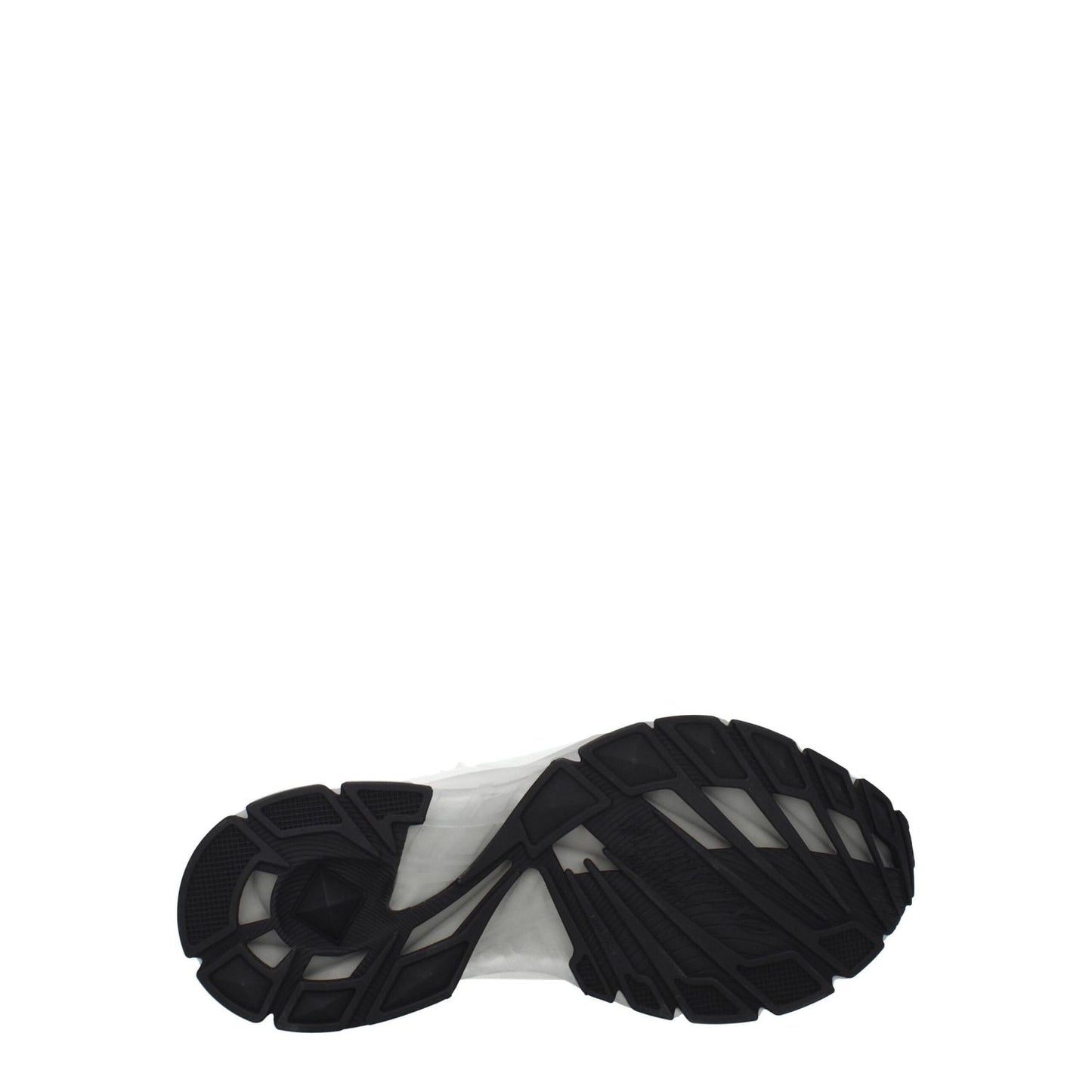 Valentino Garavani White Fabric Athletic Sneakers