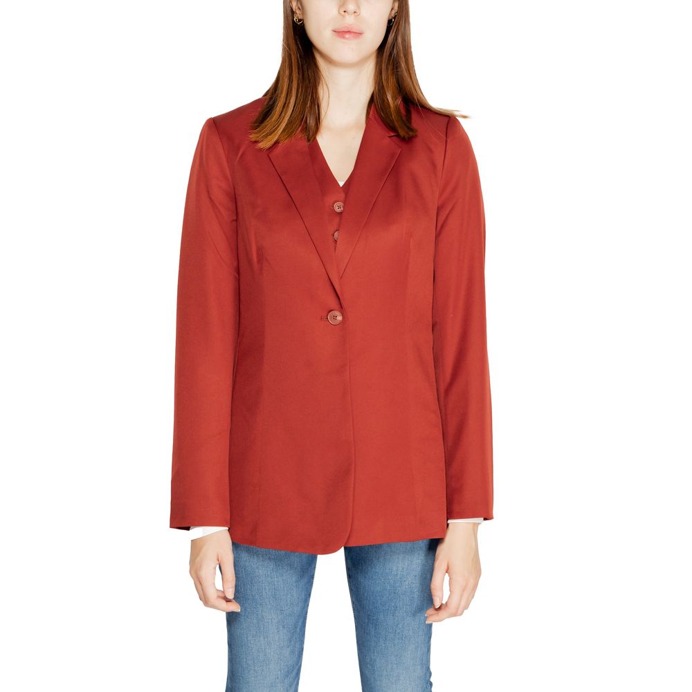 Vero Moda Red Polyester Blazer