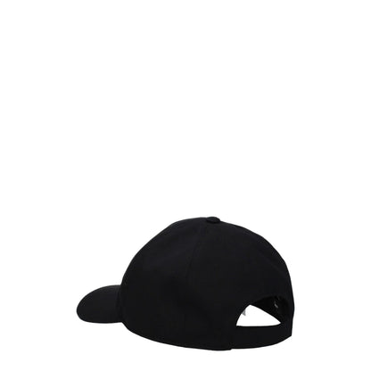 Versace Black Cotton Cap (Baseball Hat) Versace