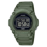 CASIO TIMELESS COLLECTION Mod. SPORT- ILLUMINATOR. WR 50M. ALARM. CHRONOGRAPH - ARMY GREEN - COLORED SERIE watch