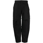 WARDROBE.NYC WARDROBE NYC Trousers Black cotton cargo pants with detachable legs, belt loops, and multiple pockets for versatile wear.
