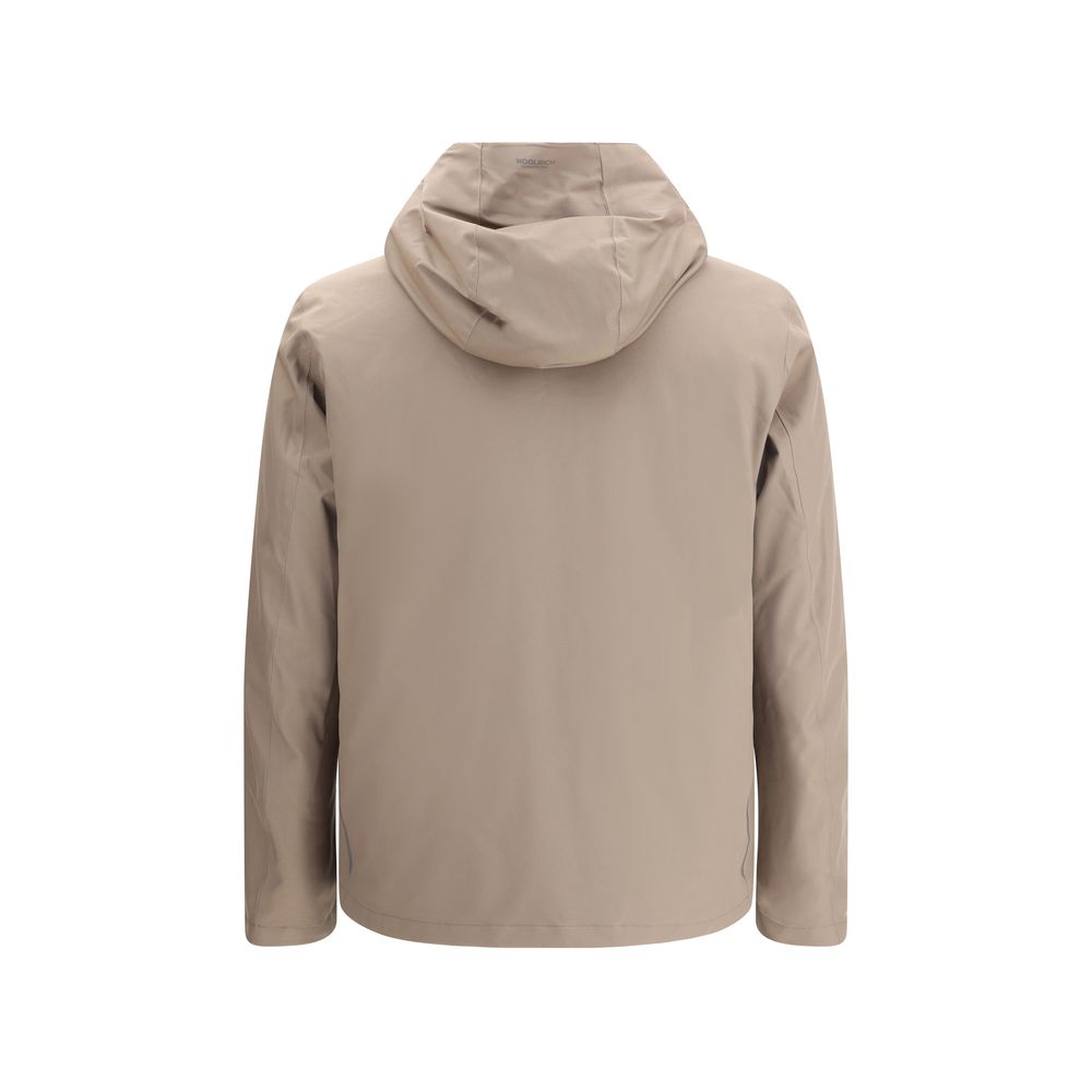 Woolrich Beige Polyester Shell Jacket Woolrich