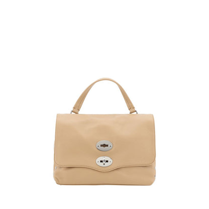 Zanellato Beige Calf Leather Bos Taurus Shoulder Bag Zanellato
