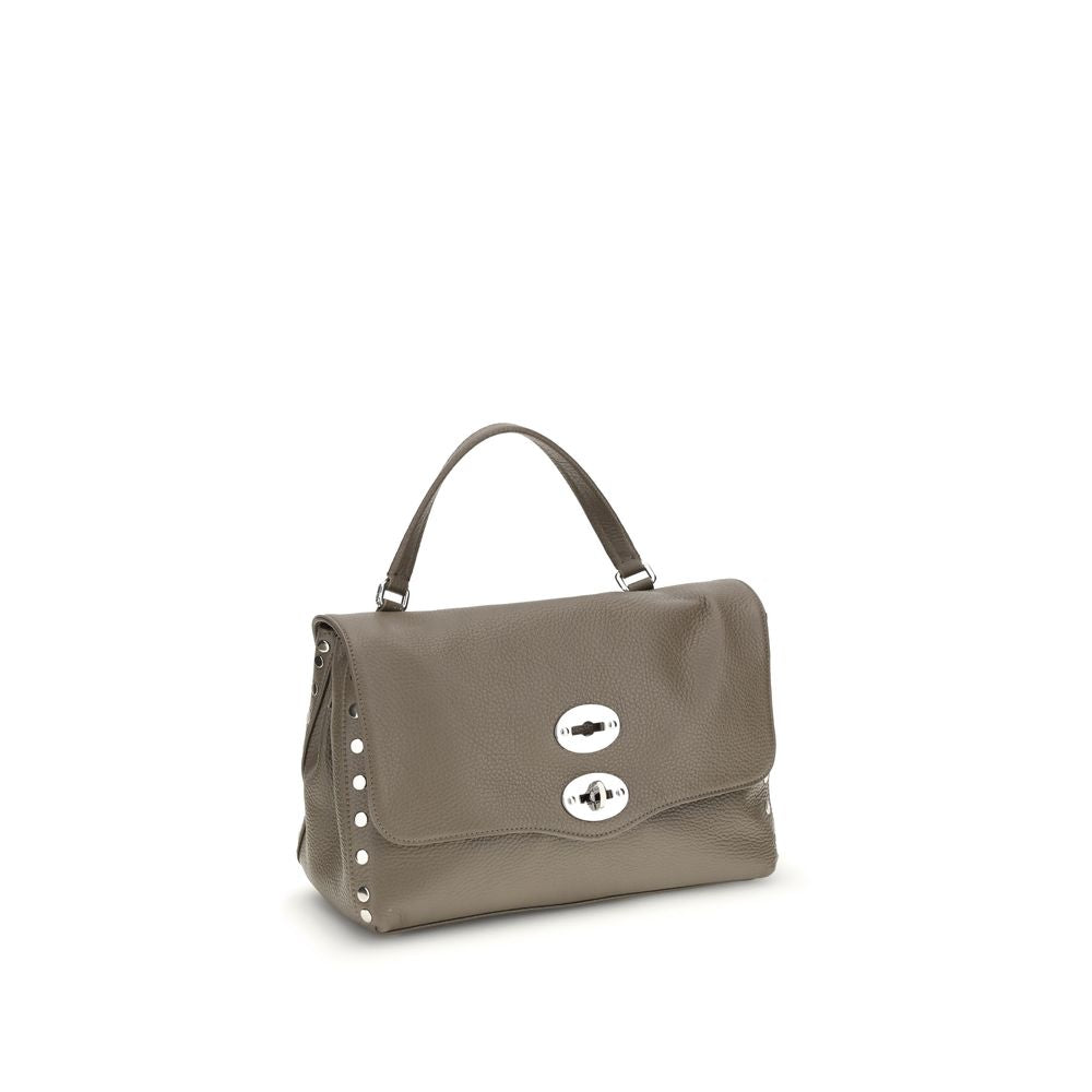Zanellato Gray Calf Leather Bos Taurus Shoulder Bag Zanellato