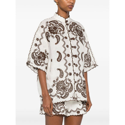 Zimmermann Ascension Embroidered Shirt