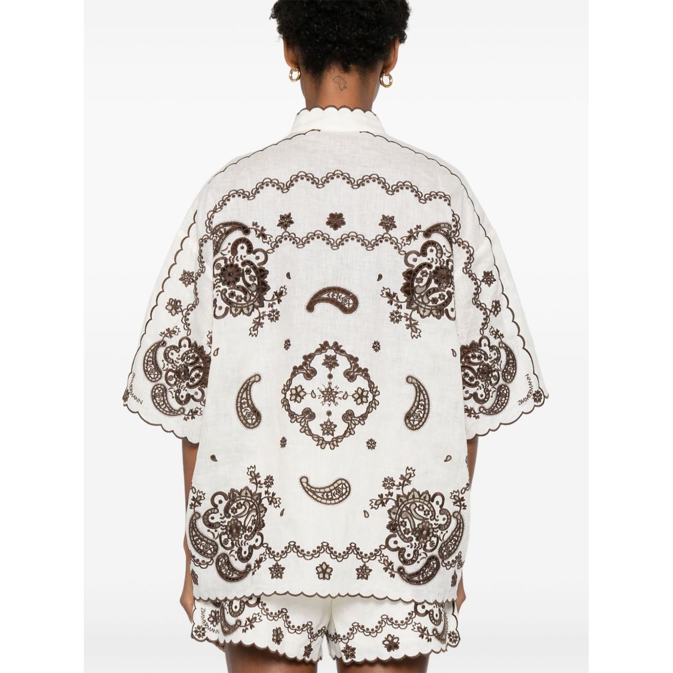 Zimmermann Ascension Embroidered Shirt