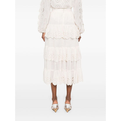 Zimmermann Lucky embroidered skirt