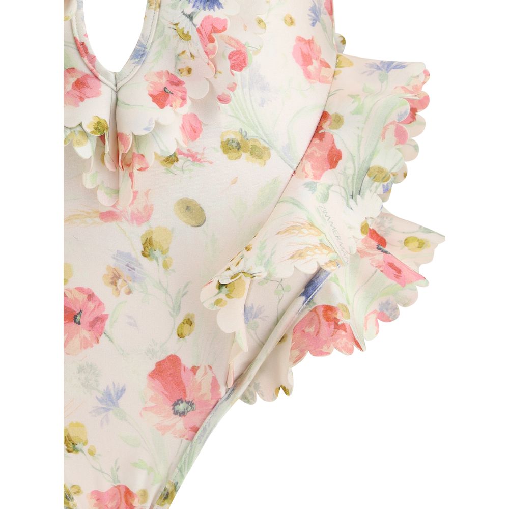 Zimmermann Multicolor Lycra One-Piece Swimsuit
