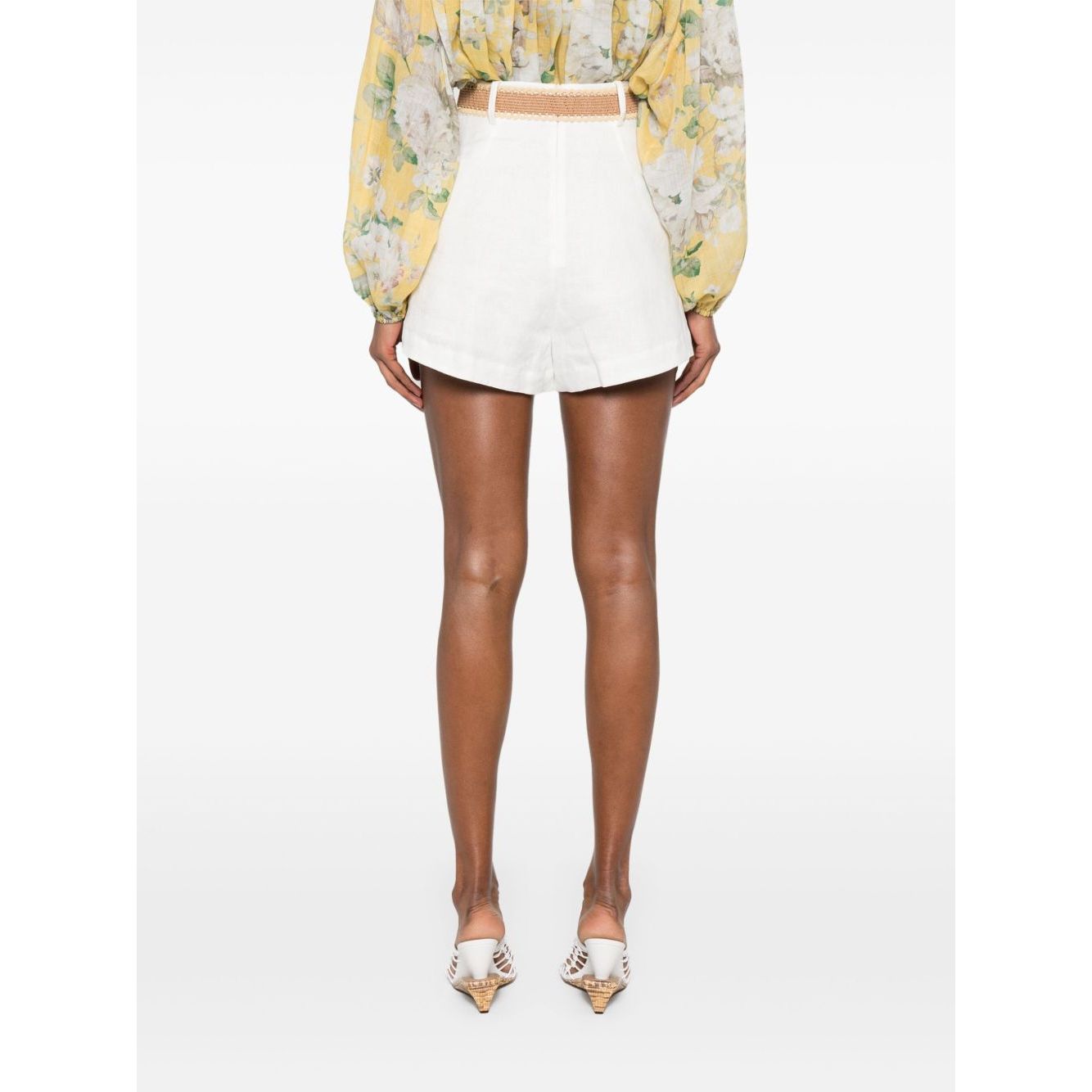 Zimmermann Shorts Ivory