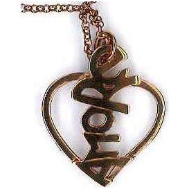 AMBROSINI JEWELS - PENDENTE ARGENTO 925° cuore finitura lucida rosé PENDANT