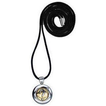 مجموعة MORELLATO GIOIELLI BRIGHTLIGHT Mod. علامة استفهام دائرية من الذهب الأصفر IP